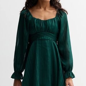 Inspired Hearts Emerald Long Sleeve Dress